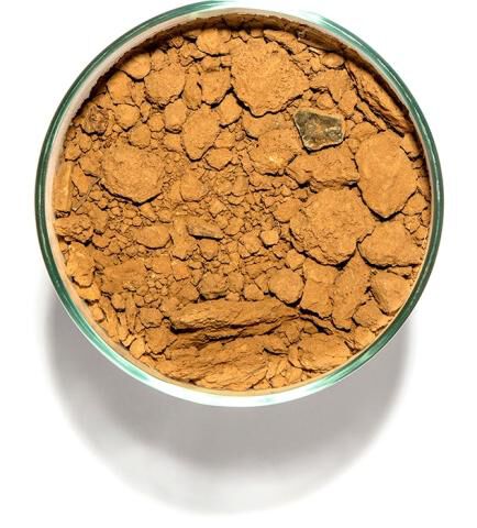 Soil in a cup from Alexander Mountain Estate, Block 81 in Alexander Valley