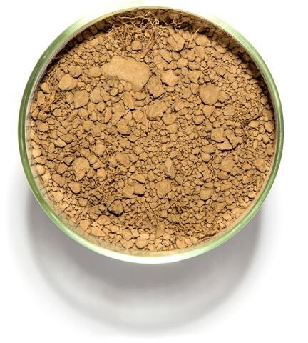 Soil in a cup from Cougar Block, Block 802 in Alexander Valley