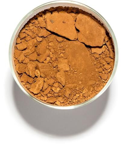 Soil in a cup from Alexander Mountain Estate, Block 29B in Alexander Valley